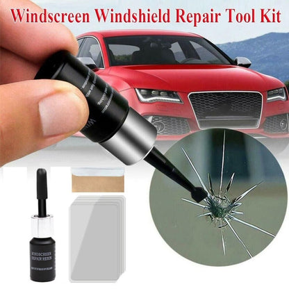 Windshield Crack Repair Kit Easy To Use Durable Reliable Practical Choice For Fixing Minor Cracks And Chips At Home.