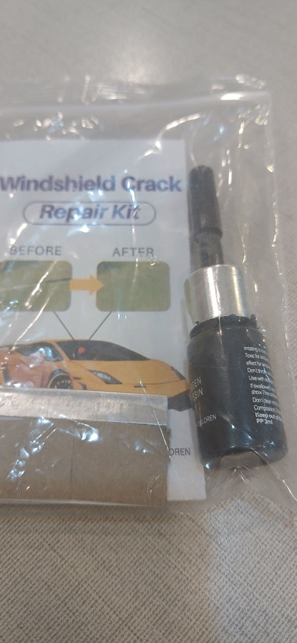 Windshield Crack Repair Kit Easy To Use Durable Reliable Practical Choice For Fixing Minor Cracks And Chips At Home.