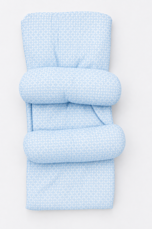 Adjustable Baby Sleeping Support Pillow Anti Roll Cushion And Neck Protection Infant Sleep Positioner | Random Colour