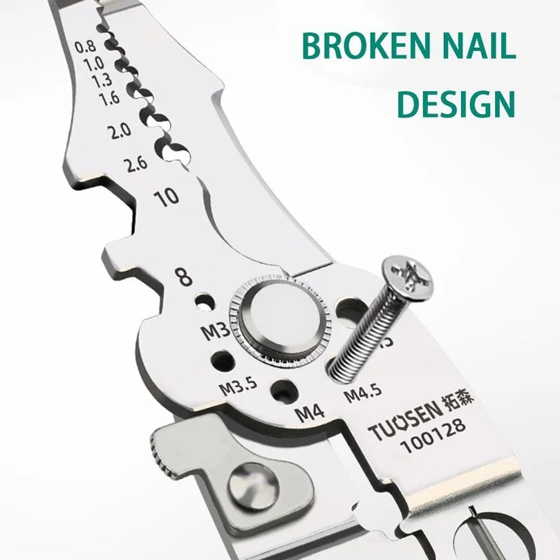 (Free Delivery) Multifunctional Wire Stripper Crimper Cable Cutter 🧰