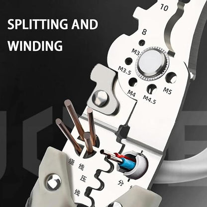 (Free Delivery) Multifunctional Wire Stripper Crimper Cable Cutter 🧰