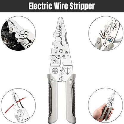 (Free Delivery) Multifunctional Wire Stripper Crimper Cable Cutter 🧰