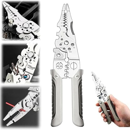(Free Delivery) Multifunctional Wire Stripper Crimper Cable Cutter 🧰