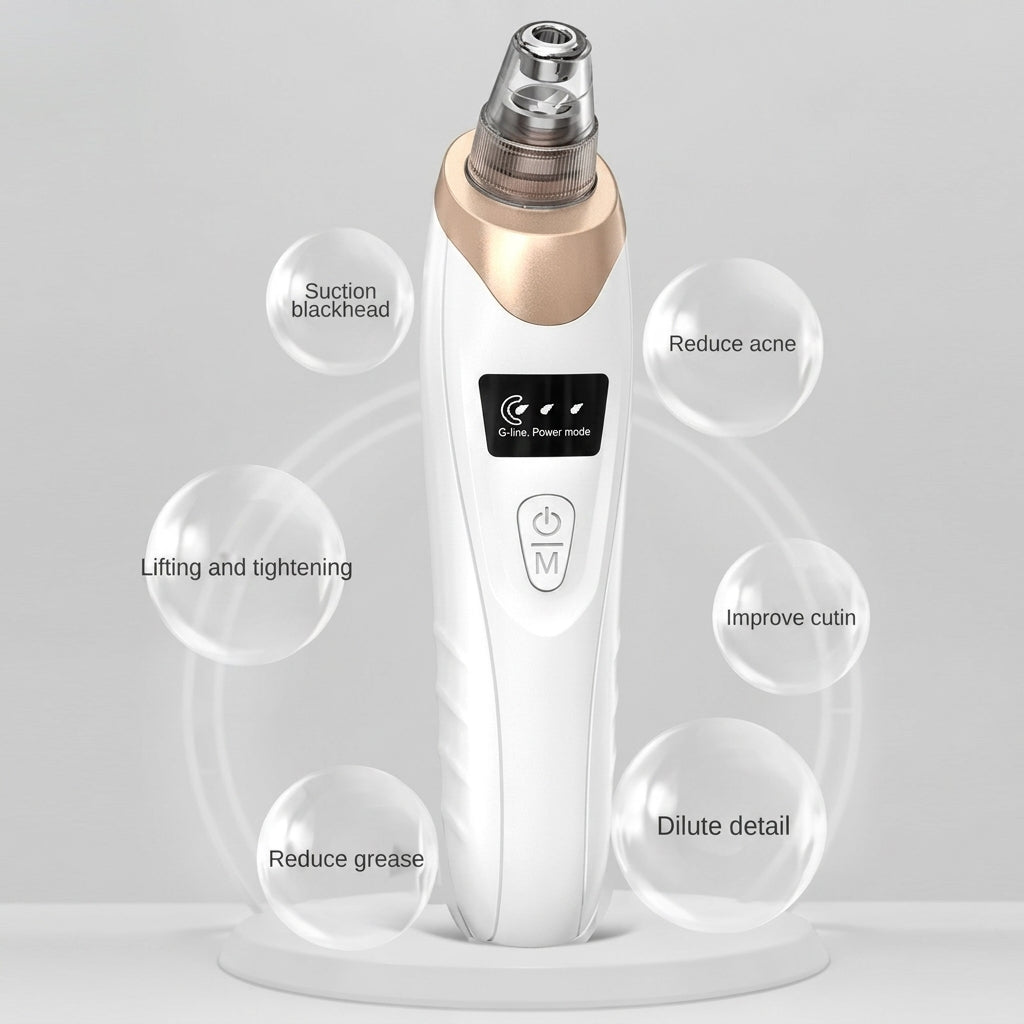 Digital Blackhead Remover Vacuum – Electric Pore Cleaner & Acne Remover Facial Tool