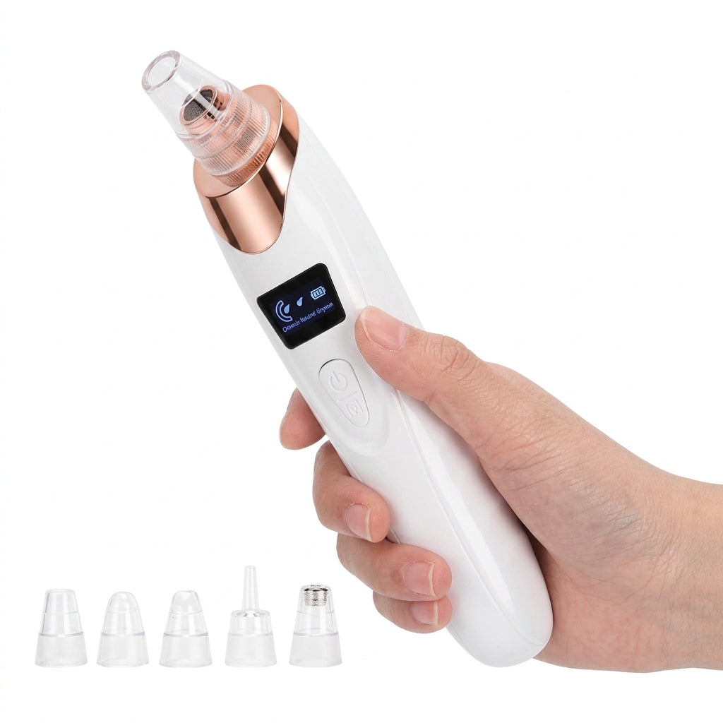 Digital Blackhead Remover Vacuum – Electric Pore Cleaner & Acne Remover Facial Tool
