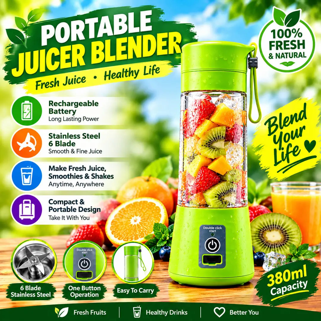 Rechargeable Portable Mini Juicer Blender
