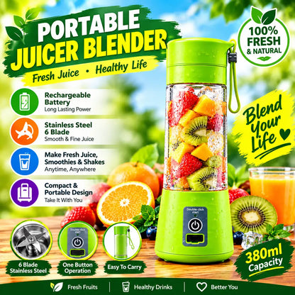 Rechargeable Portable Mini Juicer Blender